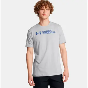 Under Armour T-shirt à Manches Courtes Sliced Wordmark 60/40s pas cher