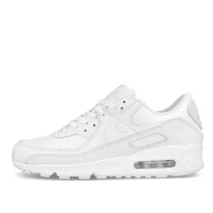 Nike Air Max 90 Leather - Triple White - Sneakers Heren -Maat 46 pas cher