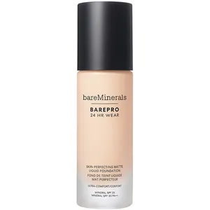 bareMinerals Barepro 24HR Wear fond de teint liquide mat SPF20 #Fair 10 Neutre pas cher