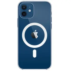 Coque Apple Magsafe pour iPhone 12 et 12 Pro Transparent pas cher