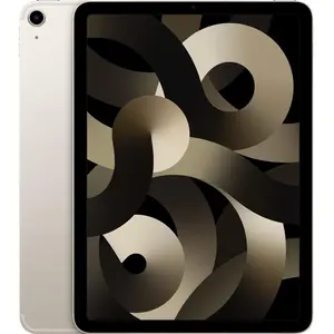Apple iPad Air 2022 (5. Gen) (5G, 10.90", 256 Go, Lumière stellaire), ... pas cher