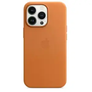 Apple - Leren hoesje - MagSafe - iPhone 13 Pro - Goudbruin pas cher