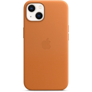 Apple - Leren hoesje - MagSafe - iPhone 13 - Goudbruin pas cher