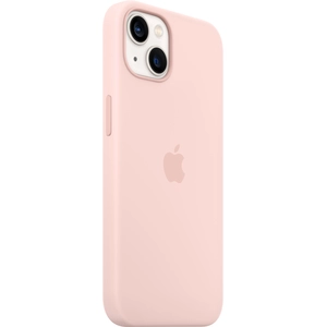 Apple Coque en silicone avec MagSafe (pour iPhone 13) - Rose craie pas cher