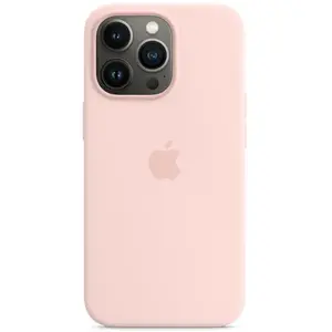 Apple iPhone 13 Pro Max Coque en silicone avec MagSafe Rose craie pas cher