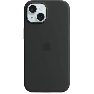 Apple Cover Silicone Magsafe Iphone 15 Black (mt0j3zm/a) pas cher