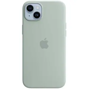 Apple Coque en silicone avec MagSafe pour iPhone 14 Plus - Bleu cactus