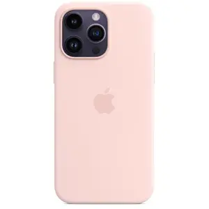 Apple Coque en silicone avec MagSafe pour iPhone 14 Pro Max - Rose craie