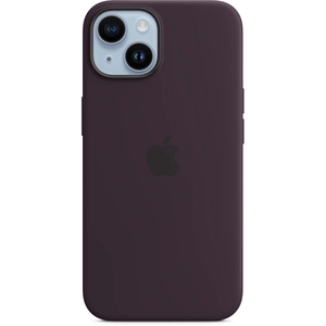 Apple Coque en silicone avec MagSafe pour Apple iPhone 14 Elderberry pas cher