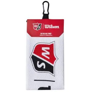 Wilson TRI Fold Serviettes Unisex-Adult, Blanc, Taille Unique pas cher