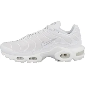 Chaussures Femme NIKE Air Max Plus Blanc - Fermeture Lacets - Dessus S...