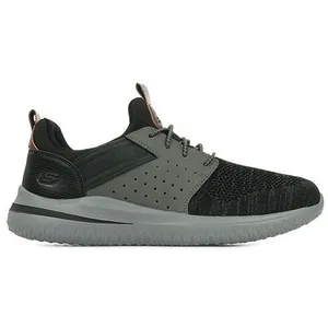 Skechers Delson 3.0 - Cicada Heren Sneakers - Black/Grey - Maat 41 pas cher