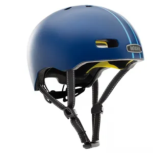 Nutcase Street-Ocean Stripe Casque Adulte Unisexe, Multicolore, L pas cher
