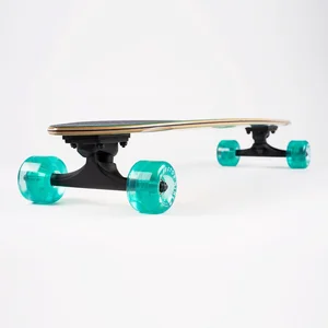 Planche de skate Sector 9 Shine Highline - jaune/vert - 34,5x8x21,5  pas cher