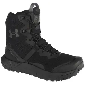 Under Armour Bottes tactiques Ua Micro G Valsetz pour homme, fermeture éclair, chaussures de trekking, Noir, 44 EU pas cher