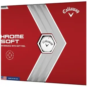 Callaway Chrome Doux Balles de Golf Mixte, Blanc, MVendu parbol