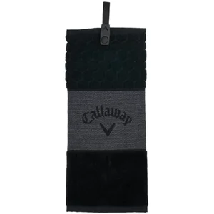 Callaway Tri-Fold towel 2023 zwart, golfhanddoek blackVendu parbol