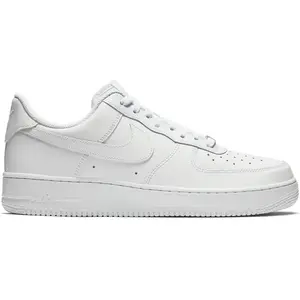 Nike  Air Force 1 '07 Men's Shoe - White/White, White/White 43 pas cher