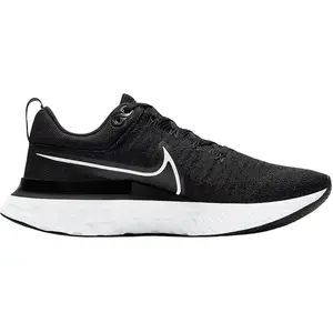 NIKE Femme W React Infinity Run FK 2 Chaussure de Course, Black White Iron Grey, 37.5 EU