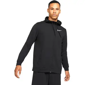 Comparateur de prix : Nike Men's Hooded Full Zip Ls Top M Nk Df Hdie Fz Fl, Black/White, CZ6376-010, XL