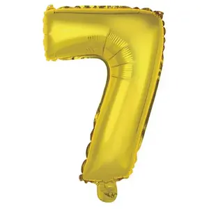 Amscan Folieballon Cijfer 7 35 Cm Goud pas cher