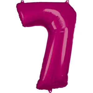 Amscan Folieballon 58 X 88 Cm Nummer 7 Roze