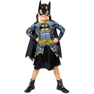 Comparateur de prix : Amscan Costume officiel Warner Bros Batgirl 2-12 ans, Noir, jaune et b...