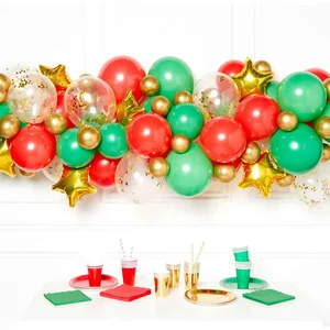 Amscan ballonnenboog Kerstmis 400 cm latex 60-delig pas cher