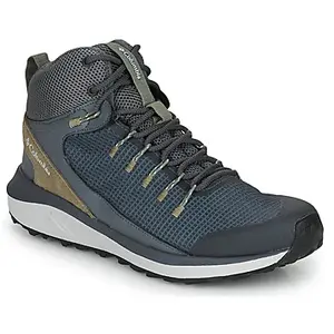 Chaussures de randonnée Columbia Trailstorm Mid Waterproof pour homme - Gris pas cher