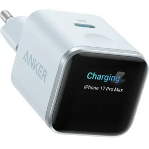 Anker Chargeur Nano 45 W Avec Écran Intelligent Bleu Mural pas cher