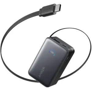 Anker Nano Powerbank 10 000 Mah 45 W Avec Câble Usb-c Intégré pas cher