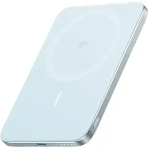 Anker Nano MagGo Batterie Externe Sans Fil avec MagSafe et Qi2 5000 mAh Bleu A1665031 pas cher