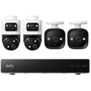 Eufy PoE Security System + NVR + S4 Lot de 2 + E40 Lot de 2