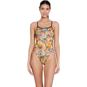 Zoggs Maillot De Bain Printed Rayback E Plus pas cher
