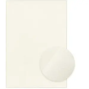 Tapis Décoratif - SONGMICS - 160x230 cm - Antidérapant - Lavable - Blanc Crème pas cher