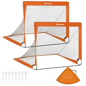 SONGMICS Lot de 2, But de Football pour Enfants, Pliable, Montage Rapi... pas cher