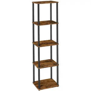 VASAGLE Bibliothèque à étagères pour rangement pratique au quotidien, 5 Niveaux (38L cm) LLS135K01 pas cher