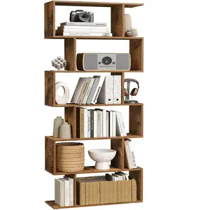 VASAGLE Étagère de rangement à 6 niveaux, Blanc nuage / 6 Niveaux (40L x 159H cm) LBC462W01 pas cher