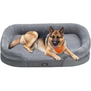 Feandrea Hondenbed, Hondenkussen, voor Extra Grote Honden, 122 x 85 x ... pas cher