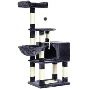 Feandrea Arbre À Chat 138 Cm Gris Foncé pas cher
