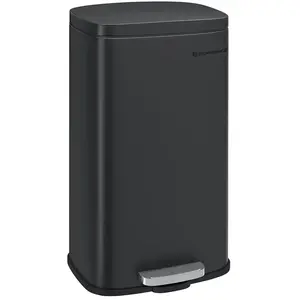 Songmics Prullenbak voor keuken met pedaal en softclose, zwartVendu parsongmics