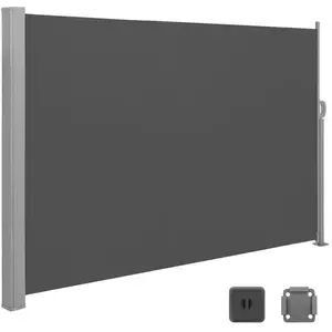 Paravent extérieur rétractable - SONGMICS - GSA160TG - Gris Anthracite...Vendu parrakuten