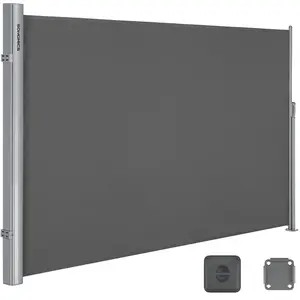 Store latéral - SONGMICS - Pare-soleil et Brise-vue - Gris Anthracite GSA164G01 - 160 x 400 cmVendu parcdiscount