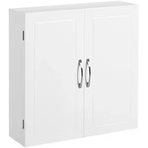 Vasagle Placard Mural ? Portes Blanc pas cher