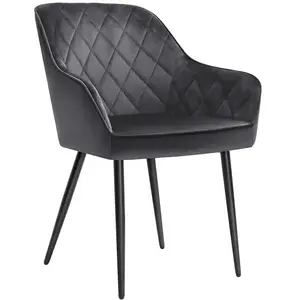 SONGMICS Chaise de salle à manger, Gris LDC088G01 pas cher