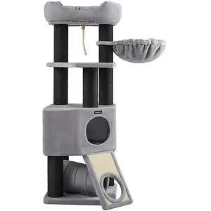 FEANDREA Krabpaal Met dikke stammen 141 cm GrijsVendu parbol