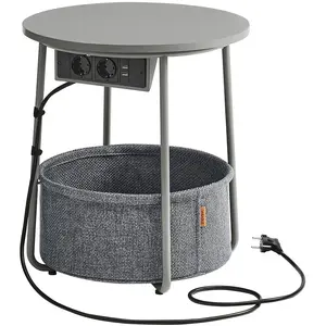 Vasagle, Table basse, Plugin (45 x 45 x 50 cm) pas cher