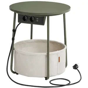Vasagle, Table basse, Plugin (45 x 45 x 50 cm) pas cher