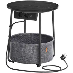Vasagle, Table basse, Plugin (45 x 45 x 50 cm) pas cher