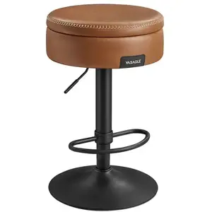 VASAGLE Collection EKHO - tabouret de bar, Marron Caramel LJB099K01 pas cher